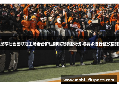 皇家社会因欧冠主场看台护栏倒塌致球迷受伤 被要求进行整改措施